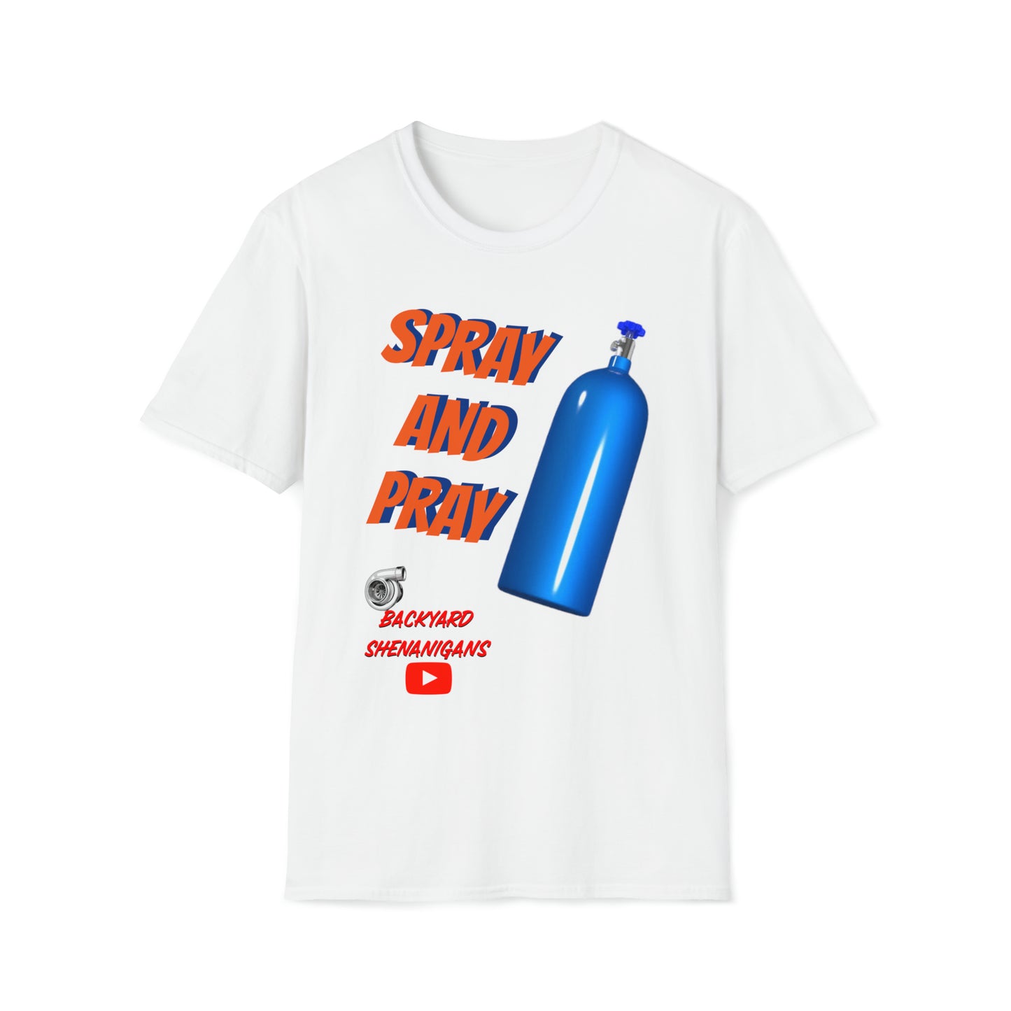 SPRAY AND PRAY T SHIRT