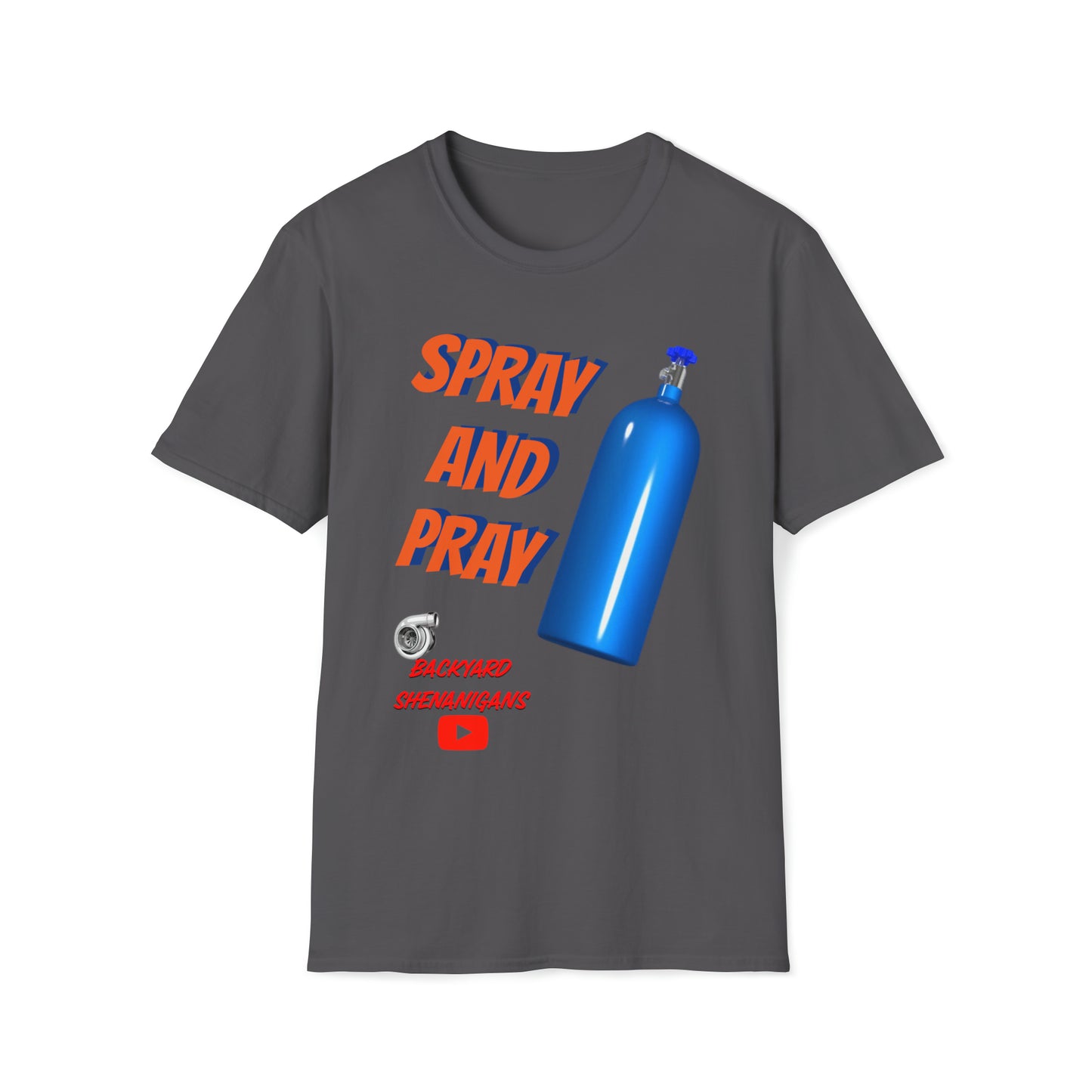 SPRAY AND PRAY T SHIRT