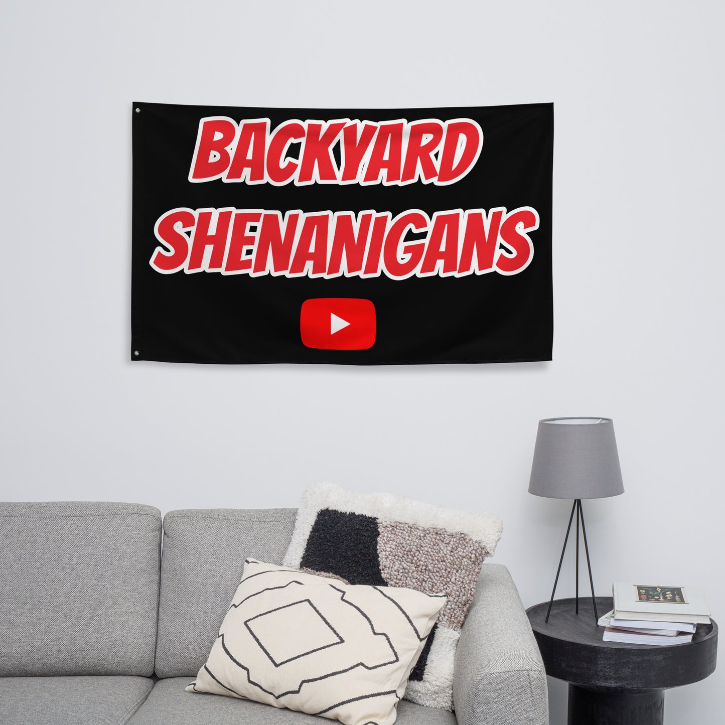 Backyard Shenanigans Flag