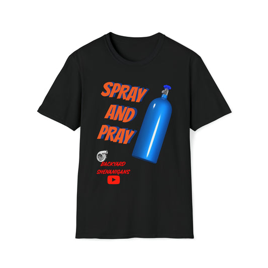 SPRAY AND PRAY T SHIRT